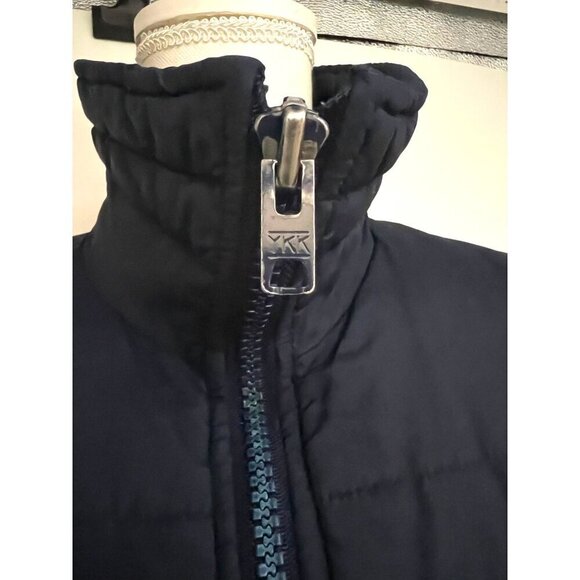 Ossi Ski Wear Mens Vintage Navy Blue Puffer Zip Up Jacket Small Medium Pockets - Picture 8 of 10
